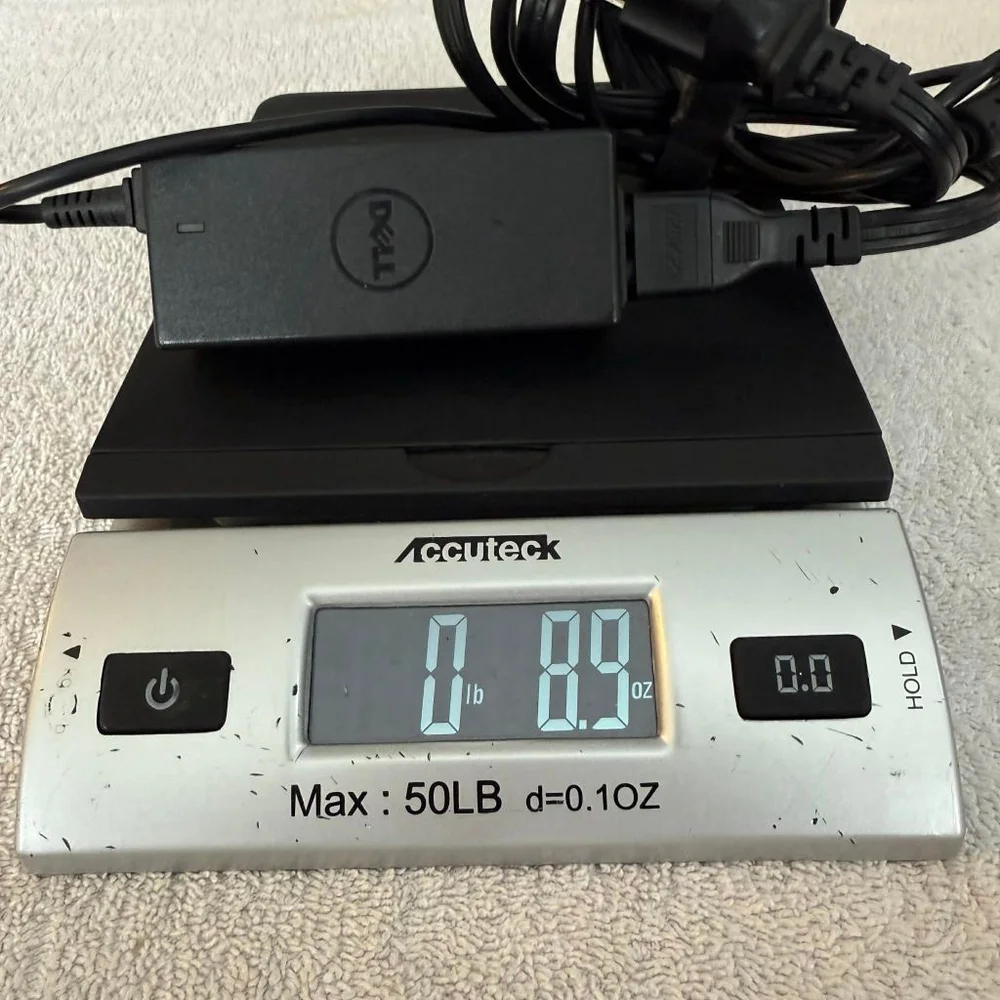 Dell Black AC/DC Adapter Computer Cable Adapter